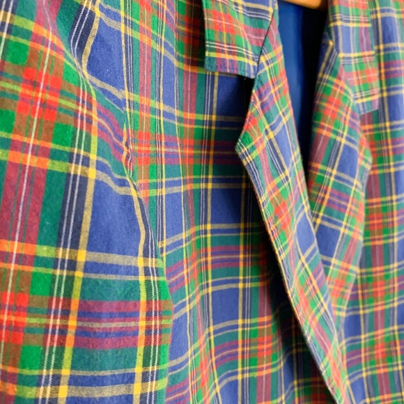 Vintage Checkered Madras Blazer - Picture 5 of 5